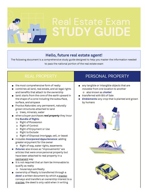 real estate exam study guide